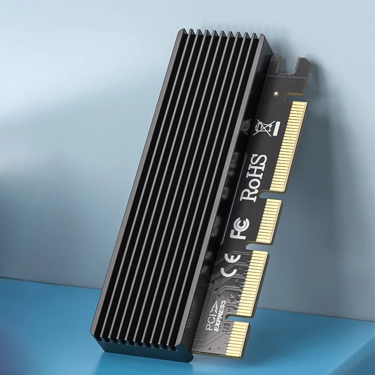 Hot Selling M.2 NVMe SSD M2 Adapter to PCIE 3x16 Converter Card with M Key Interface for 2230 2242 2260 2280 SSD