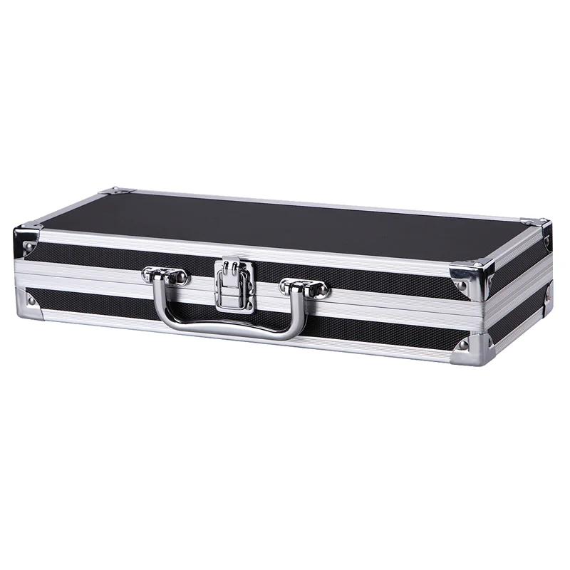 Long Aluminum Instrument Flight Carrying case With Foam Inside,Aluminium Storage case