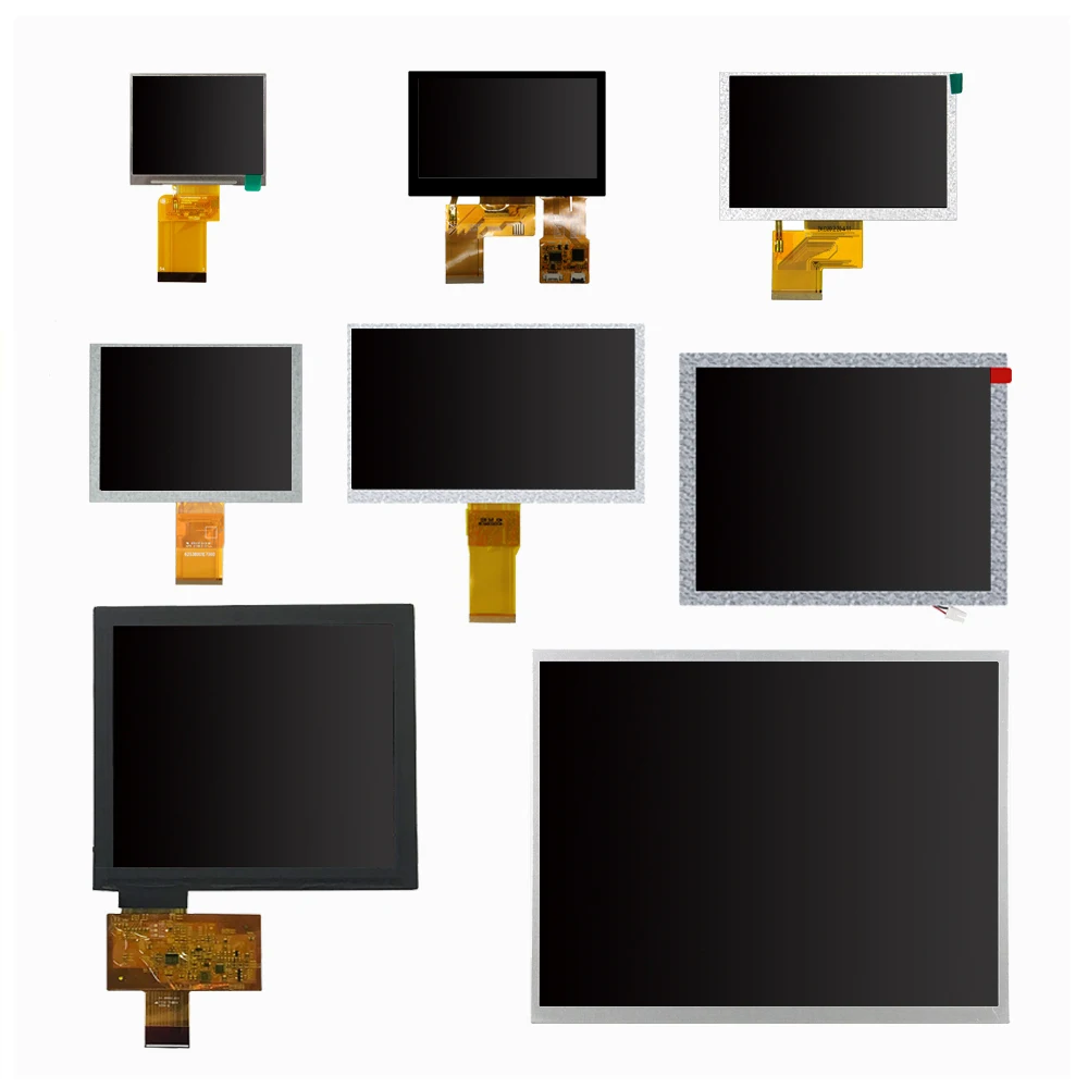 Custom 3.5/4.3/5/7/8/8.4/8.8/10.1/11.6/15.6 inch rgb spi mipi edp lvds interface touch screen ips panel tft lcd display module