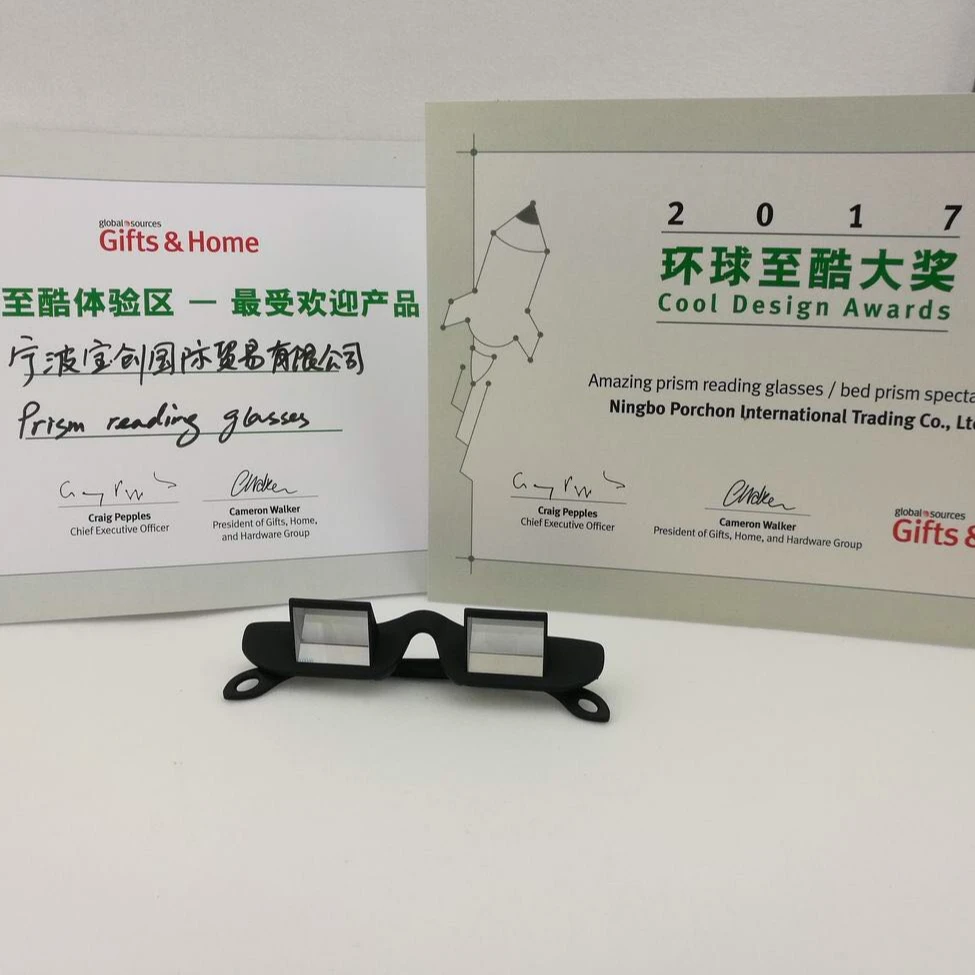 
New Slim and Ultra Light Hot Sale Prism Glasses For Reading When Sitting Or Watching Lazy Lying On Bed 