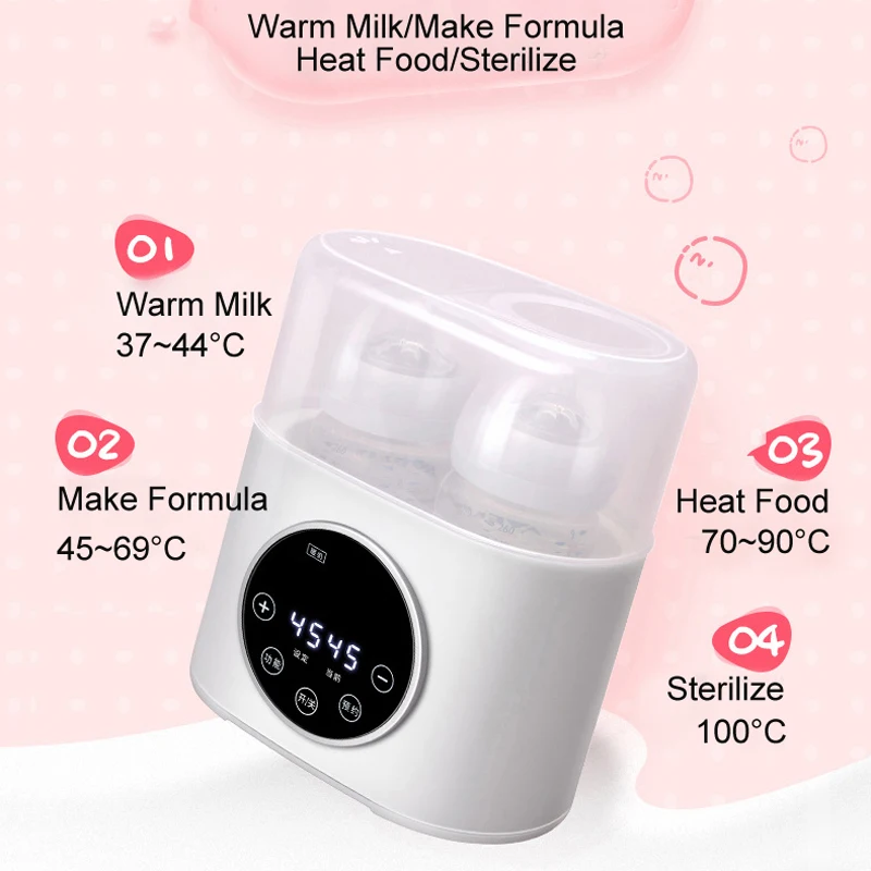 Baby Bottle Warmer Electric Multifunctional water Warmer with Sterilizer Baby Milk Bottle Warmer Keeper