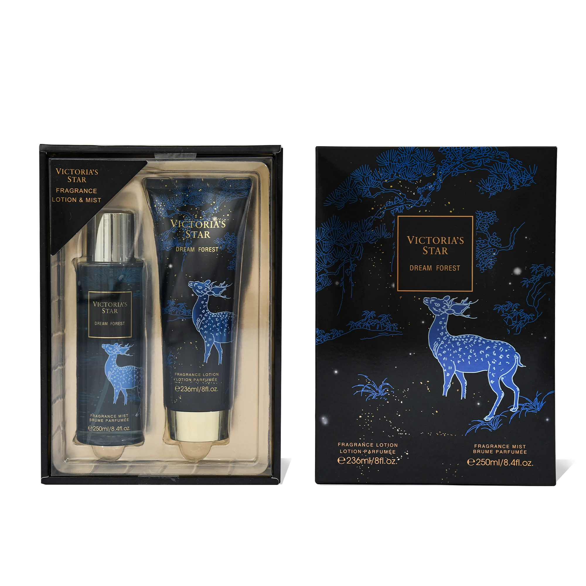 New splash body mist 250ml perfume for women original set dream forest in Yiwu