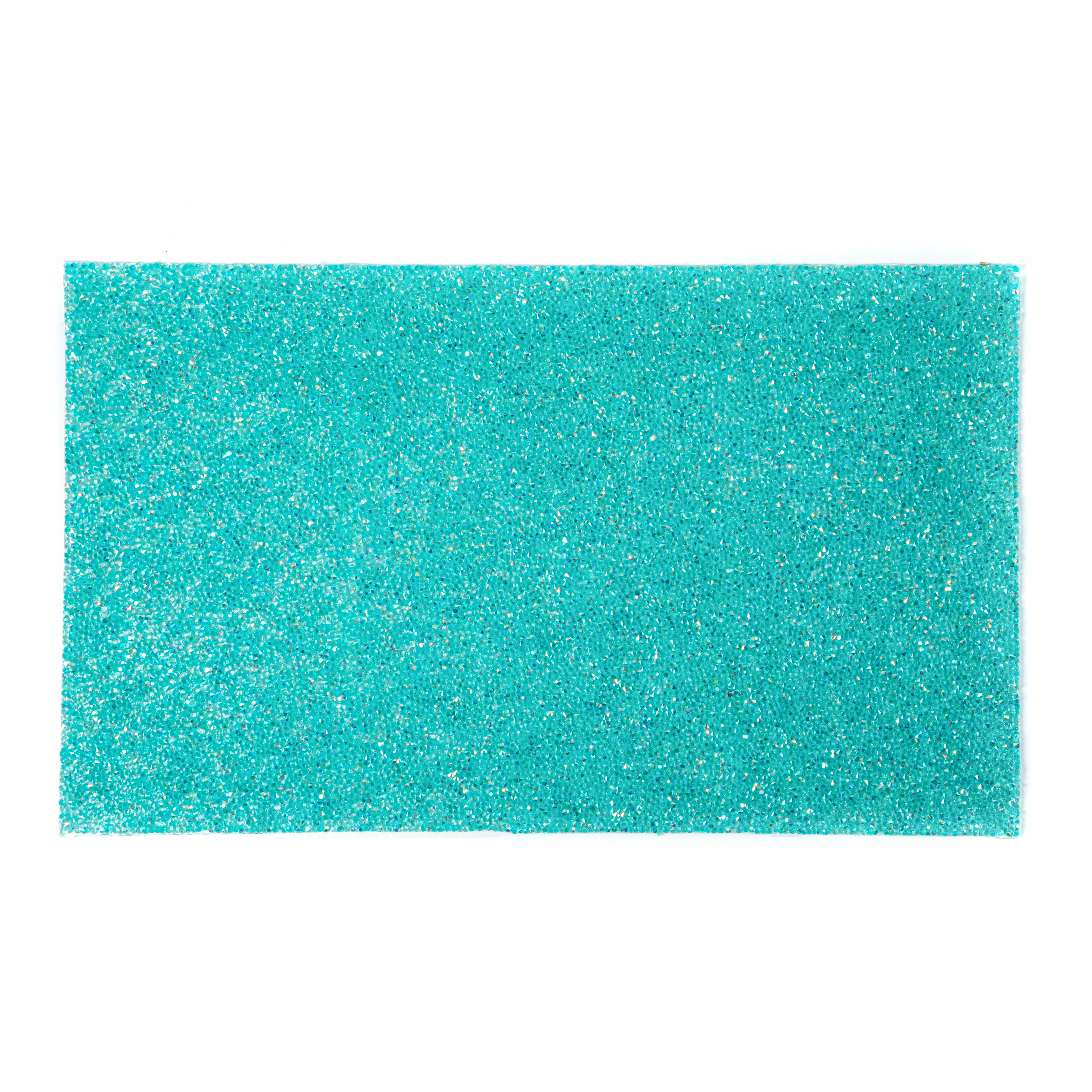 Factory Price Flat Back Resin In The Yard Apparel Applique Glitter  Material For Clothes Wholesale