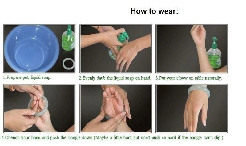 Fashion Accessories Charm Jewelry Hand-Carved Lucky Amulet Gifts Natural Bangle Green Jade Bracelet for Women