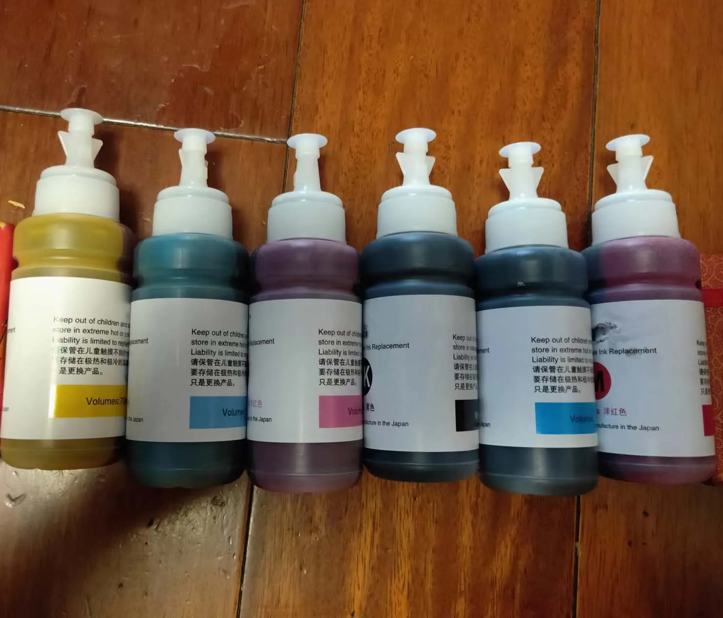 LONGYIE water based dye ink for photo printer D7001 D8001 ESPON D700 EPSON D800 FUJI DX100 FUJI DE100