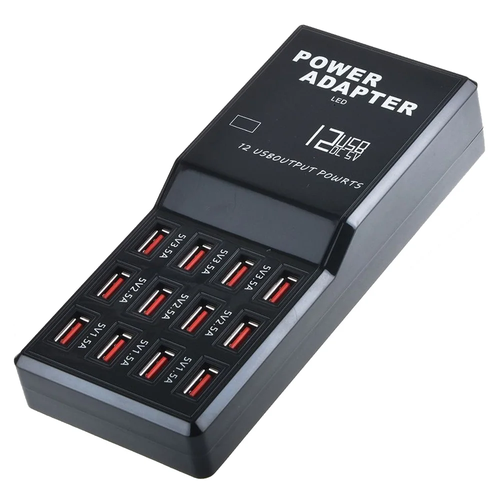 12-port USB Intelligent Fast Charger