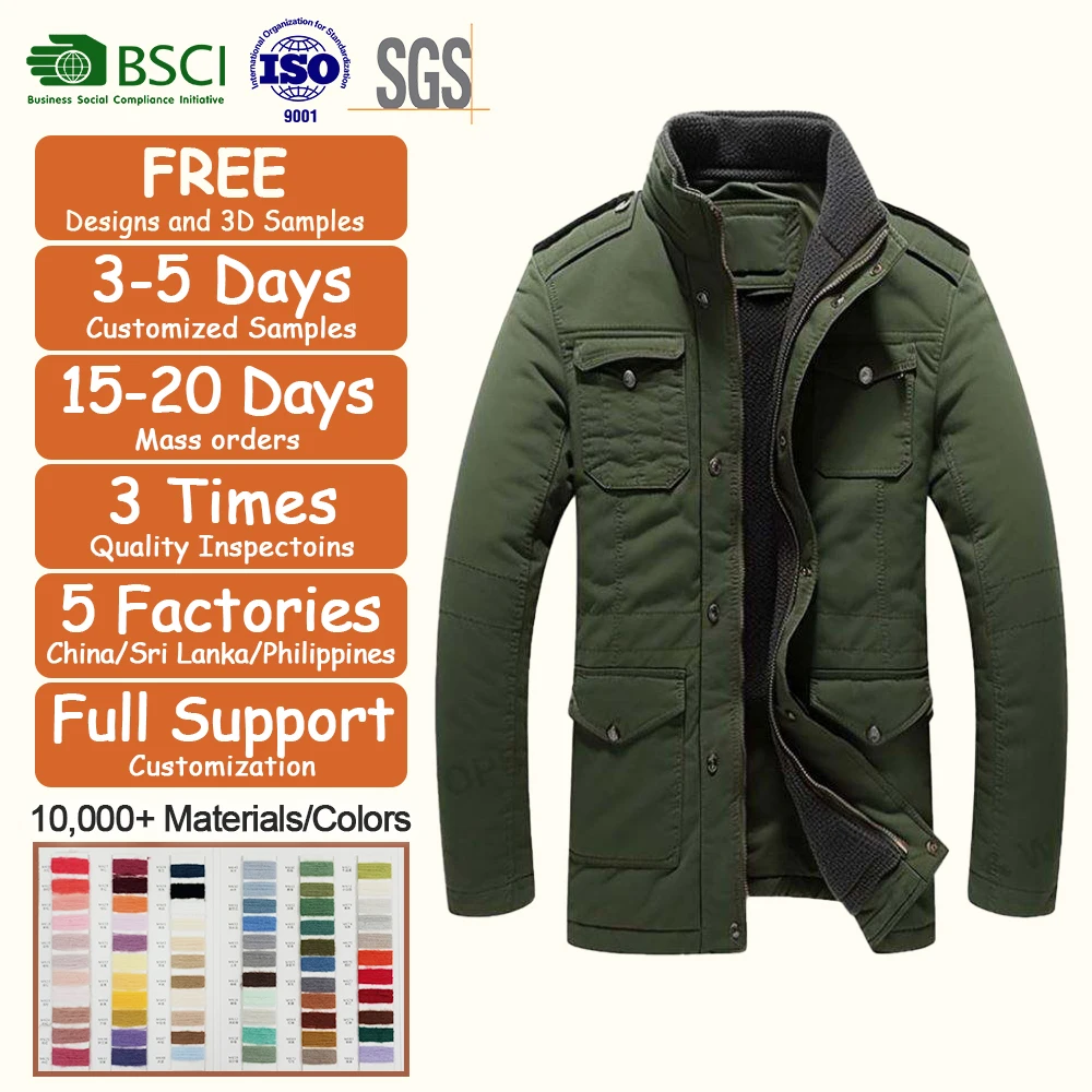 Men Winter Jacket Coat Classic High Quality Men Casual Outwear Jacket