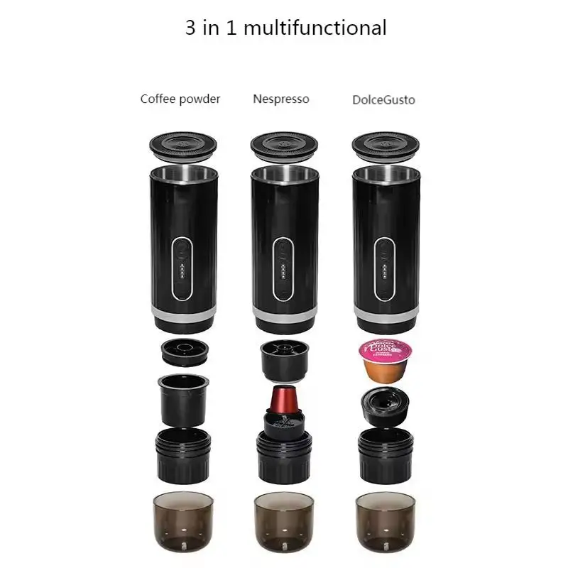 New Design 3 in 1 Multi-function Espresso Coffee Maker Portable Mini Coffee Machine