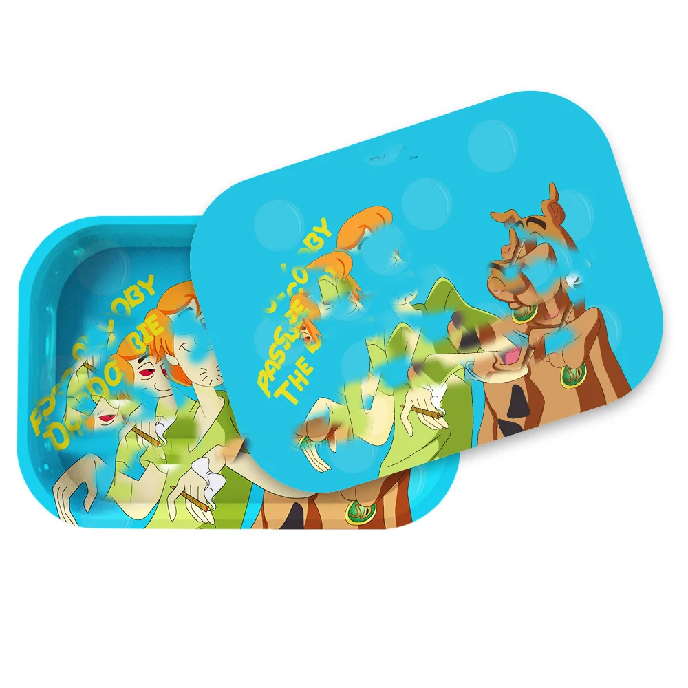 custom rolling tray with magnetic lid