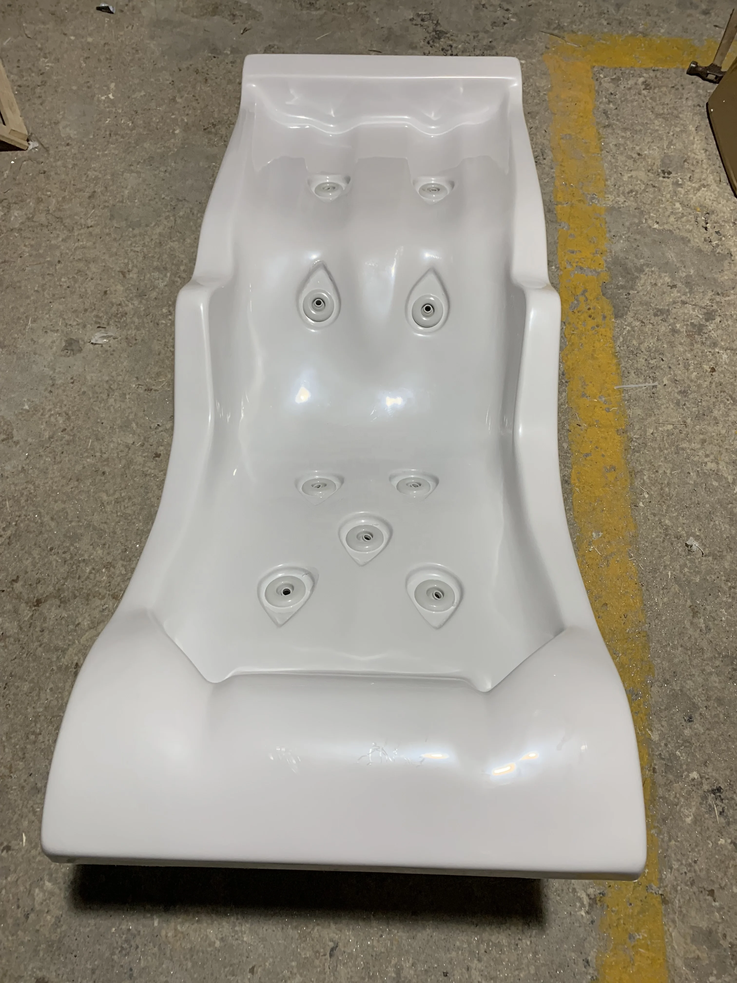 spa equipment body water massage shower bed in salt bath for health