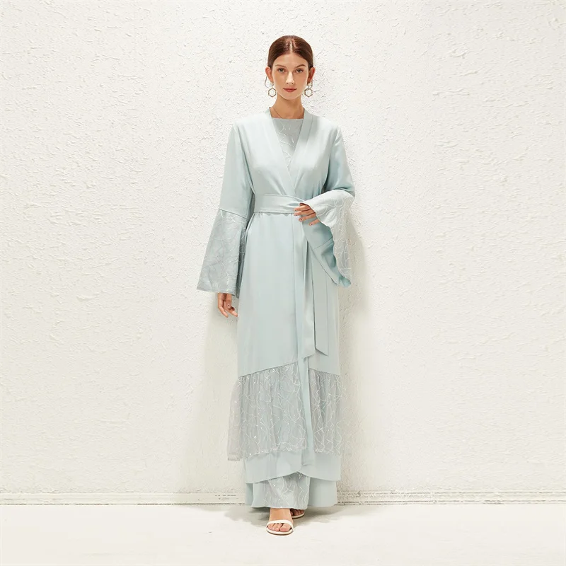 Популярная цена Высококачественная розовая современная одежда Baju Kurung Malaysia Ljuddampare Kebaya Muslim