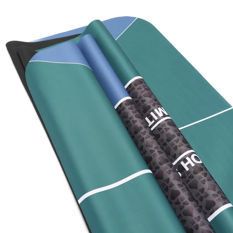 Hot Sale Rubber Entertainment Gaming Desk Mat Roulette Wheel Poker Table Mat