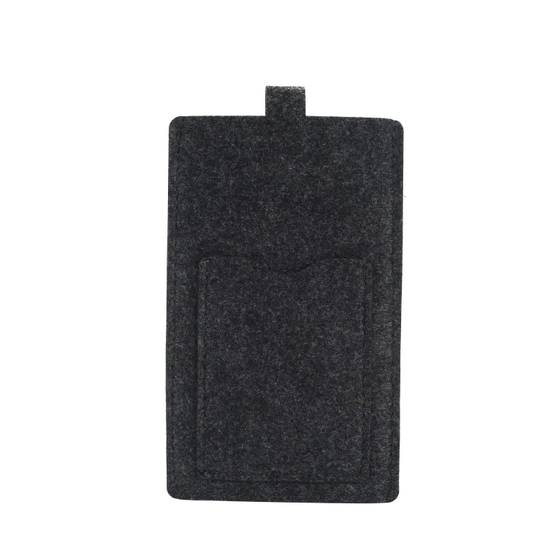 Hot selling felt handmade waterproof multifunctional mobile phone bag felt cellphone pouch