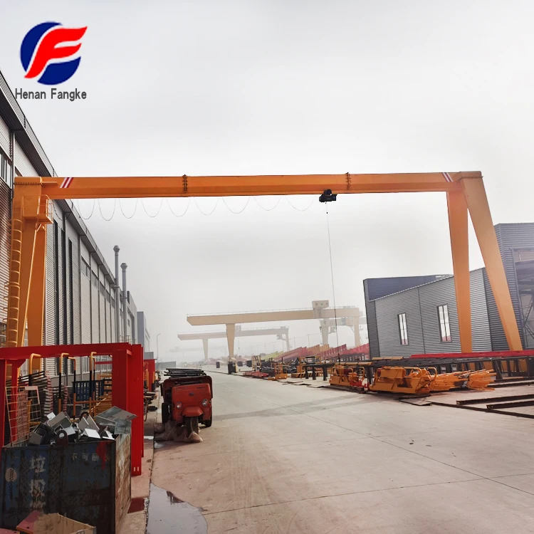 
Hook Gantry Crane High Quality Single beam gantry crane With Trolley Outdoor Using 