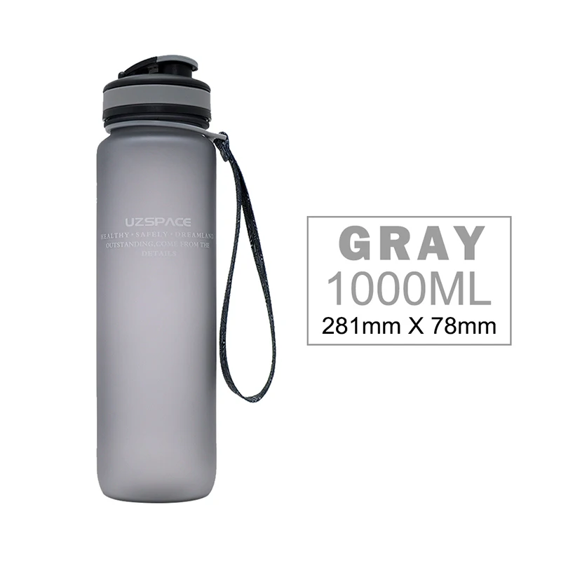 
Trinkflasche - BPA-frei Auslaufsicher Sport Wasserflasche, 350/500/800ML/1L/1.5 Liter Tritan Sportflasche 
