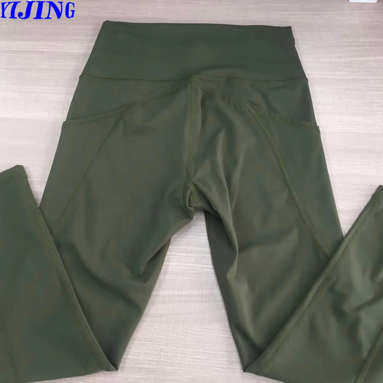 Custom Private Logo Women High Waisted Yoga Leggings With Pockets Tights Leggings Yoga Pants Gym Leggings