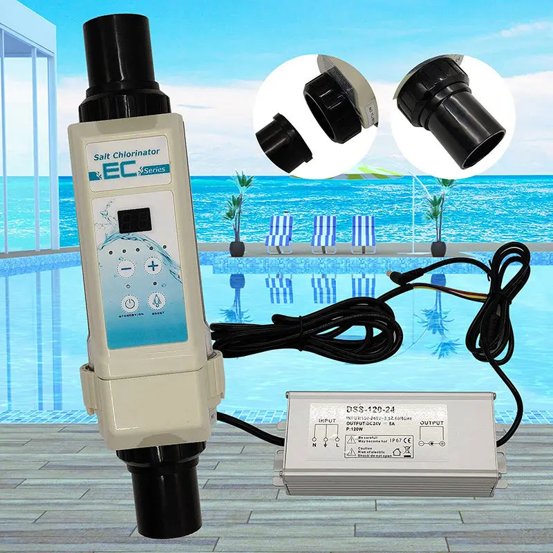 EC series electrolytic salt chlorination machine Automatic Cleaning Complete Functions salt chlorinator for swimming pool