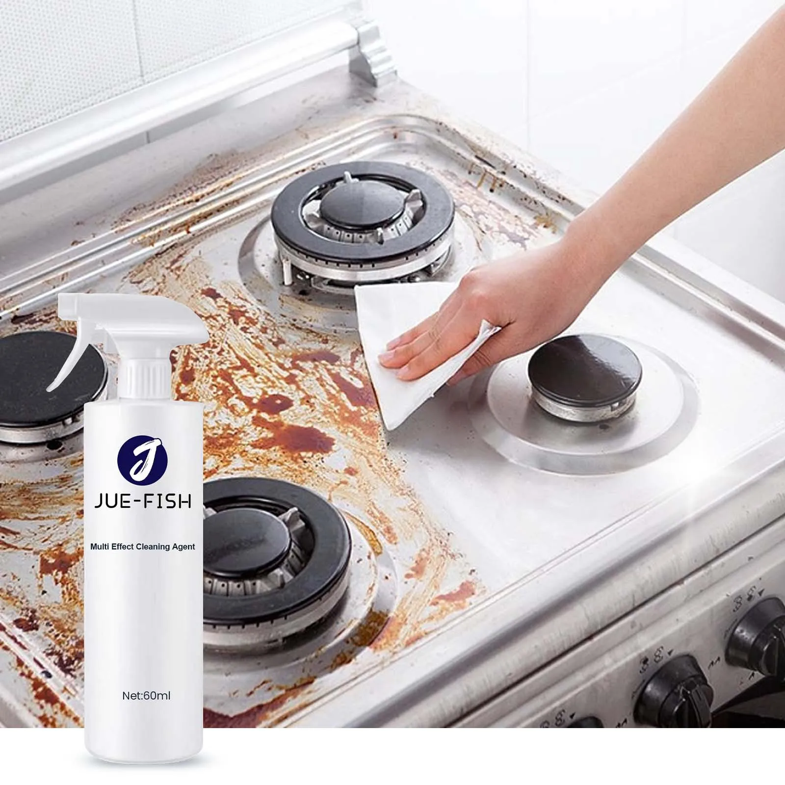 High Quality Heavy Oil Stain and Grease Remover Multi-Purpose Kitchen Degreaser Cleaner Liquid Foam Spray