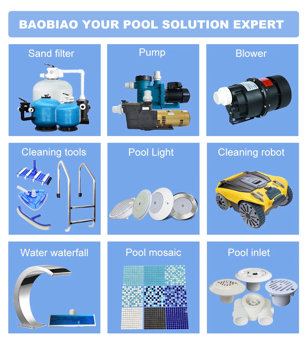 HOTOOK OEM Logo Piscina Above Ground Premium Stainless Steel 3 Step Removable Swimming Accessories Pool Stairs Ladder Handrails