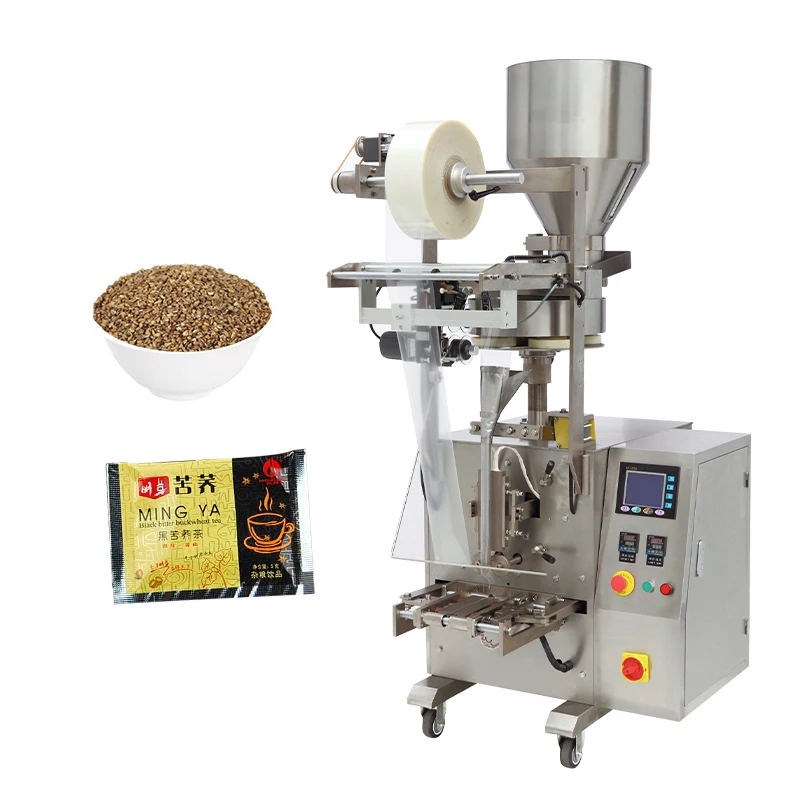 hot selling triangle bag sachet granule packing machine for beans nuts dry fruits snack food