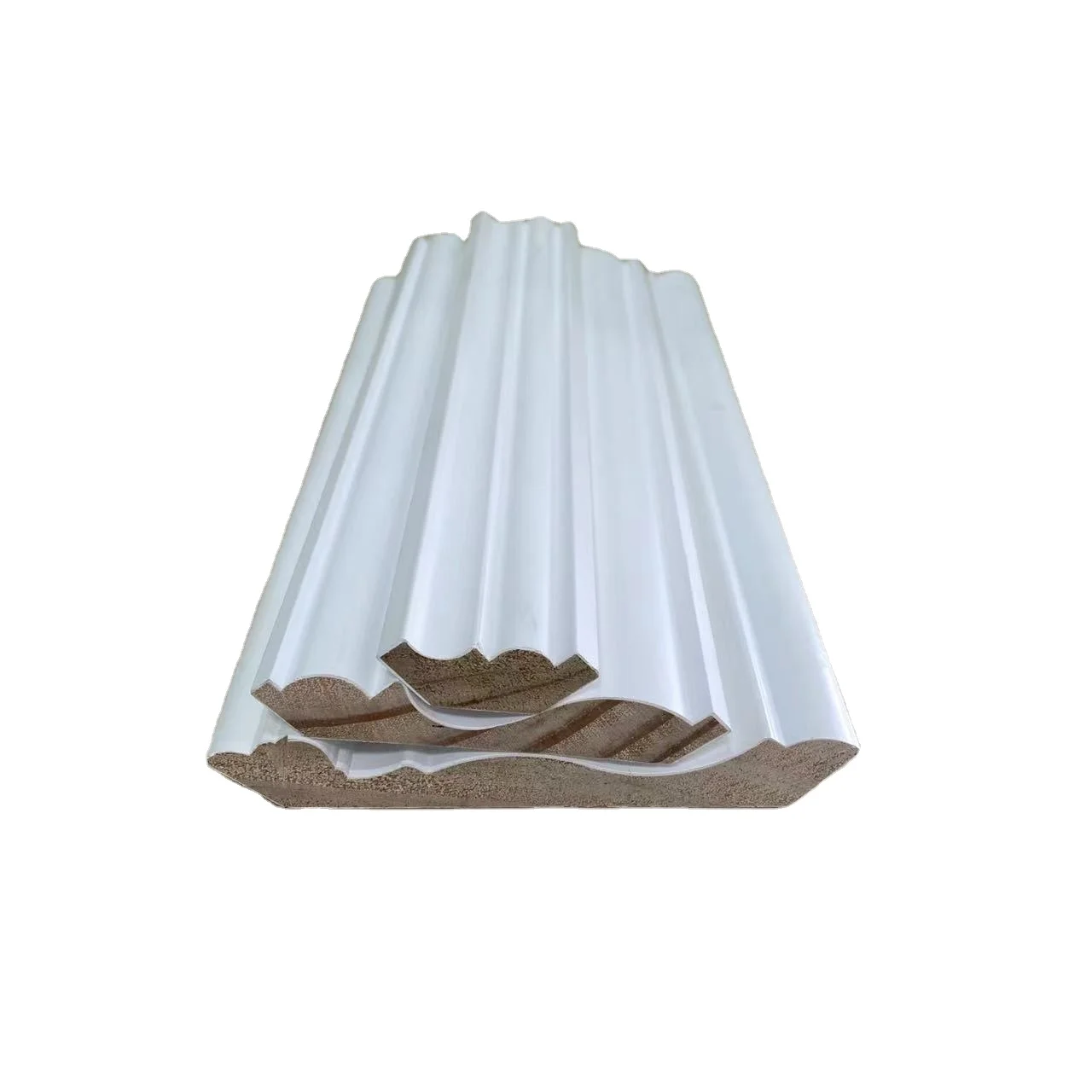 Wood ceiling molding white decoration crown molding
