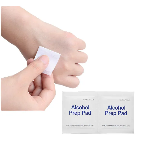 customized Non-Woven Fabric daily use 70% Isopropyl Alcohol Pad