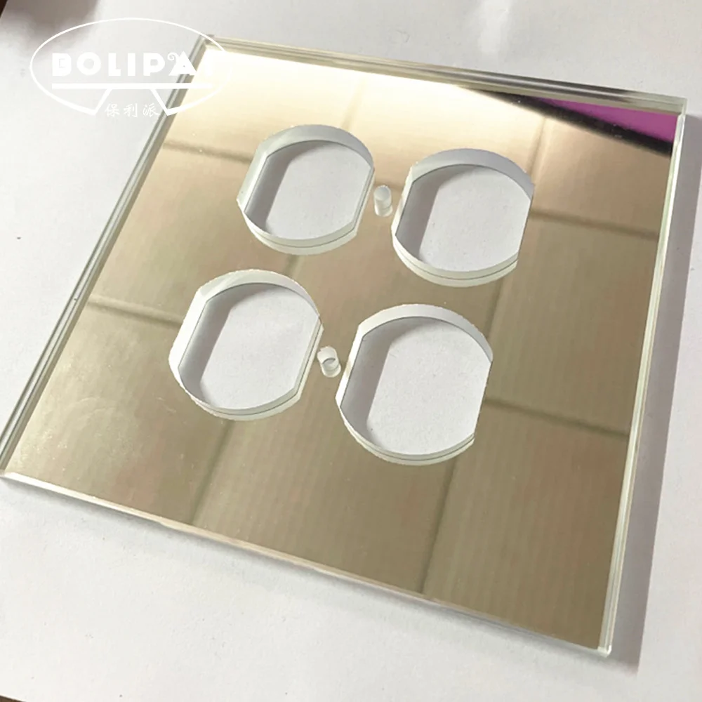 Custom India & Vietnam Market standard wall switch touch switch tempered glass panel