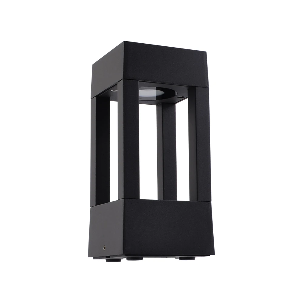 
NEXLEDS GL09 5W black color square shape aluminum garden lamp led bollard light 