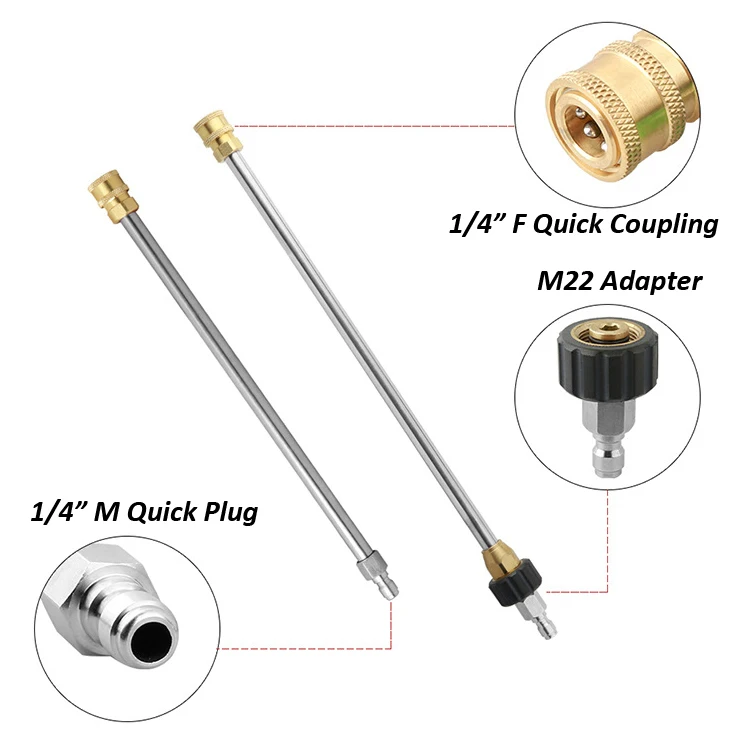 15 Inch Plastic Stainless Steel Brass 4000Psi Concrete Pressure Washer Surface Cleaner