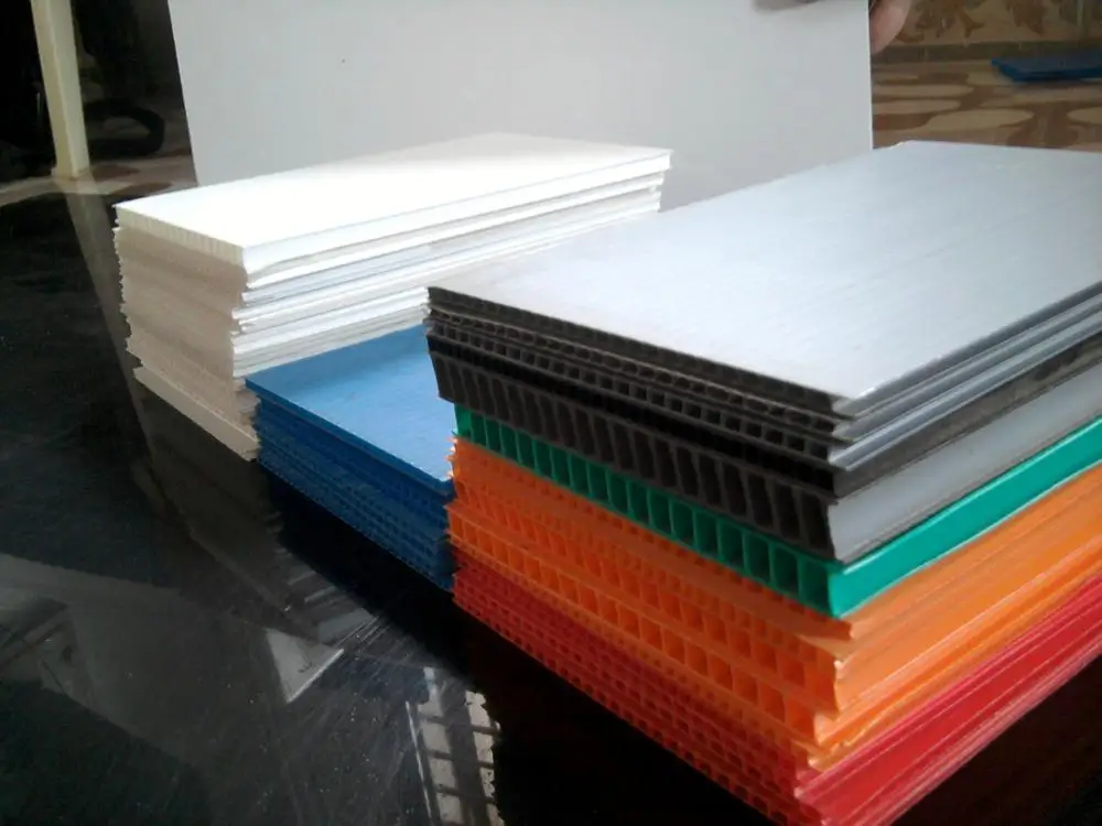 Best Quality White PP Polypropylene Corrugated Sheet ISO 9001:2015 ASTM Standard 4 x 8 Feet Print Materials