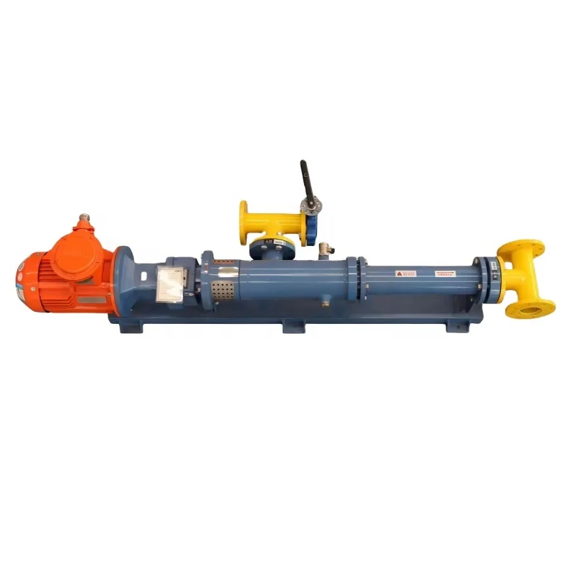 KAG10-040 Transport Suspended Solids Waste Pulp Micro Single Mud Spiral Stainless Steel Machine Single Screw Pump