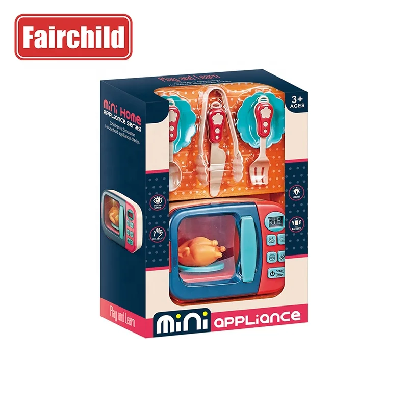 Real Cooking Plastic Kids Girls Children Funny Kitchen Play Toy Set Pretend Mini Home Appliance