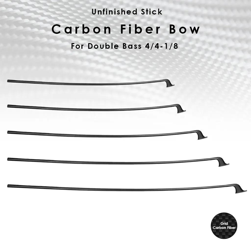 Незаконченная профессиональная гибридная двойная бас-гитара из углеродного волокна для 4/4 34/ 1/2 1/4 1/8 размеры двойные басы