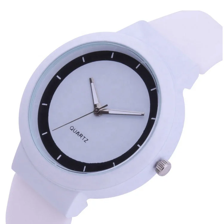 
Factory Direct Sale Women Modern Stylish Silicone Wristband Quartz Watch 