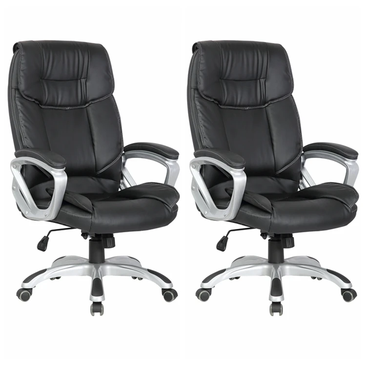 price office chairs ergonomic soft leather revolving racing  executive  office chair swivel