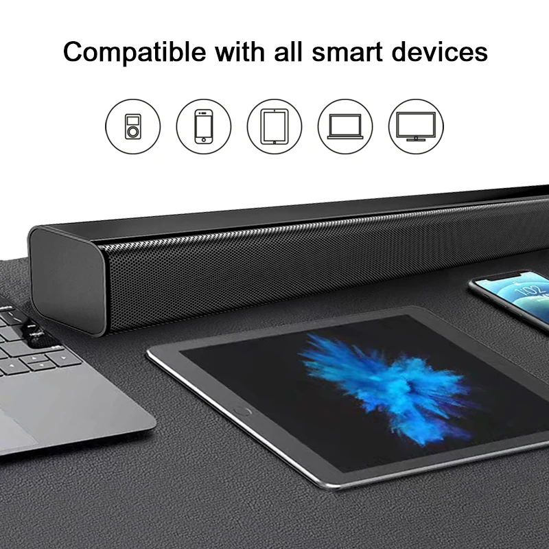 5.0 Soundbar TV Wireless Sound Bar Home Theater Surround Speaker System