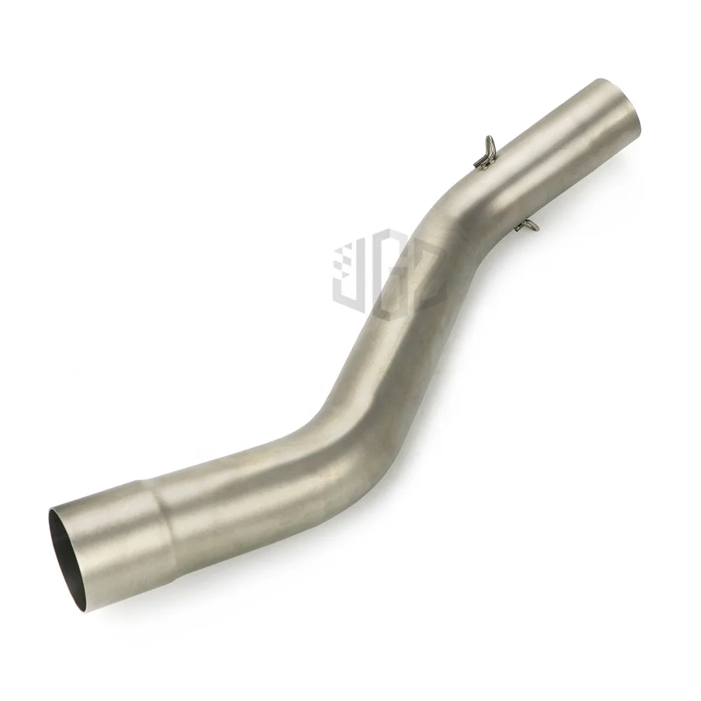 Motorcycle Exhaust Pipe Stainless Steel Middle Link Pipe Connector Escape Muffler For KAWASAKI ZX-10 2008 2009 2010 Accessories