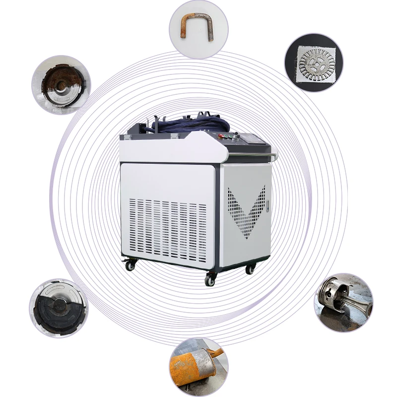 Непрерывная машина для удаления ржавчины металла 1000W/1500W/2000W/3000W волоконно-лазерная Очистительная Машина