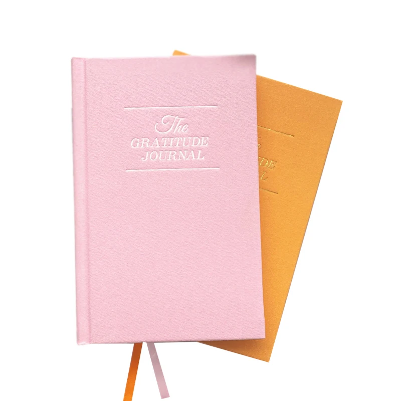 Labon Aesthetic Journal Blank Lined Wellness Gift Affirmations Minimal Fabric Cover Gratitude Notebook Daily Diary