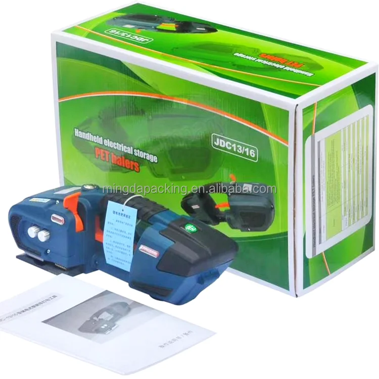 Two Battery Powered Heat Portable Plastic Band Polyester Packing Strap Wire Strapping Tools For PP