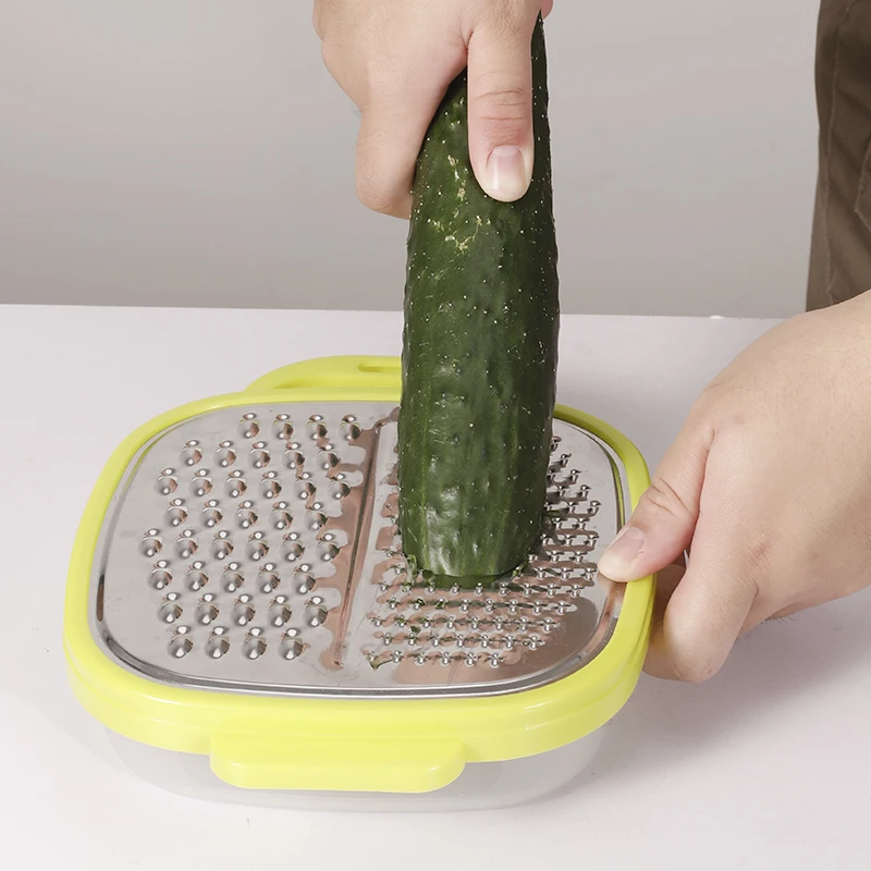 Multifunctional Box Grater Stainless Steel Kitchen Vegetable Tools Cheese Grater