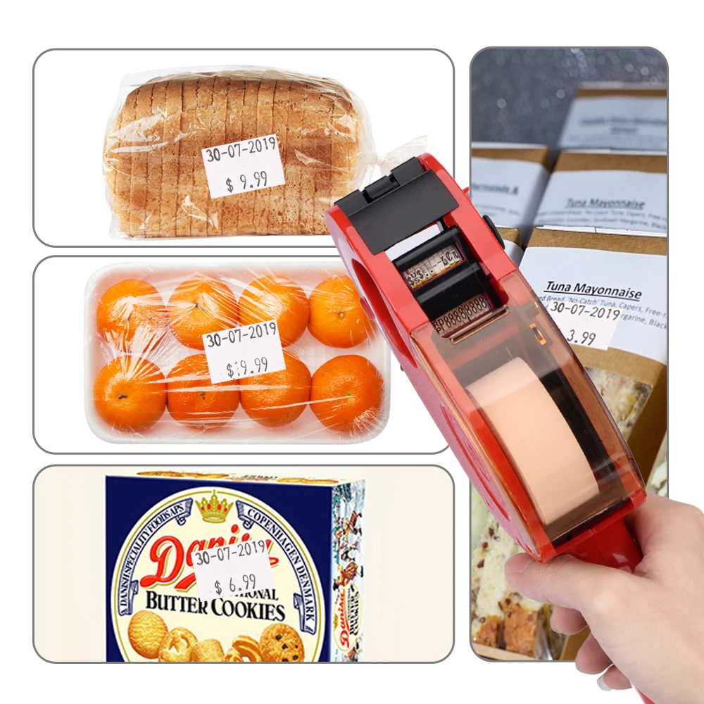 High quality supermarket and warehouse use price tool Retail Store 8 Digits One Line Pricing Tag Gun Labeler price gun