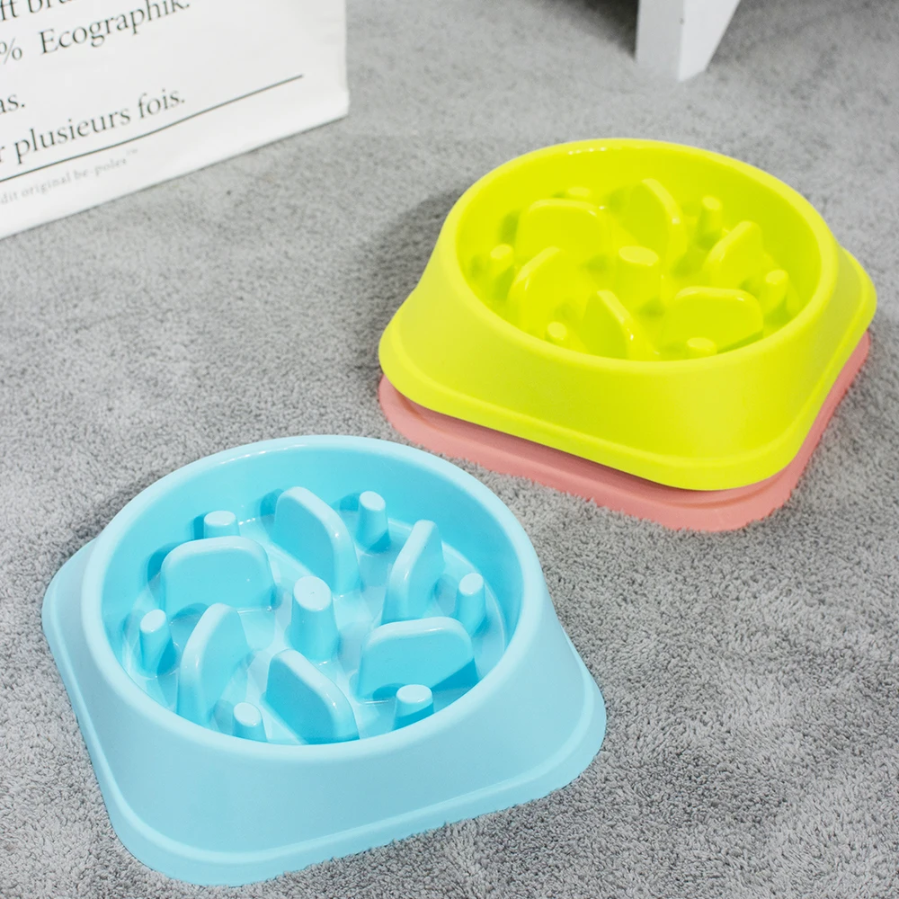 
HMS Wholesale Blank Feeding Custom Food Slow Eat Pet Feeder Dog Bowl 