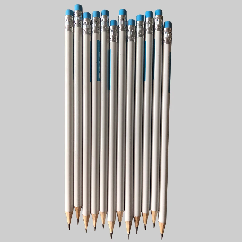 Pencils With Eraser Tops HB Graphite Wood Pencil School Art Supplies For Writing, Drawing&Sketching - Suitable For Kids & Adults