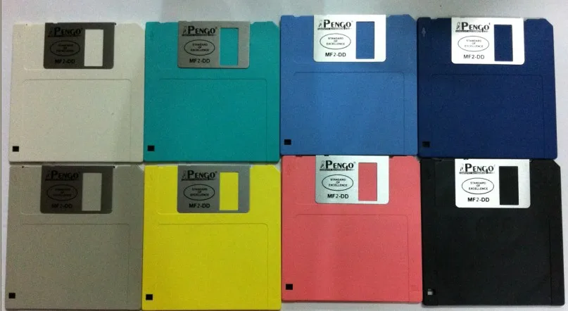 
Low-density floppy disk brand new 720K 2DD 3.5-inch embroidery plate computer gong 