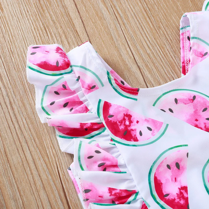 Wholesale Cute Baby Girls Swimsuit One Piece Swimwear for Kids