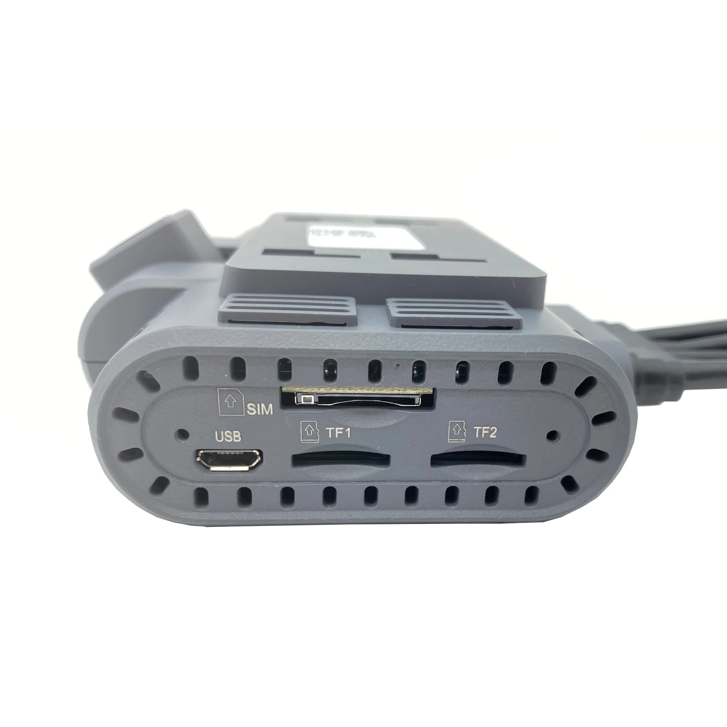 4-channel car mounted MDVR with built-in 3g 4g GPS WIFI, ADAS DSM fatigue driving detection function, and 4 cameras