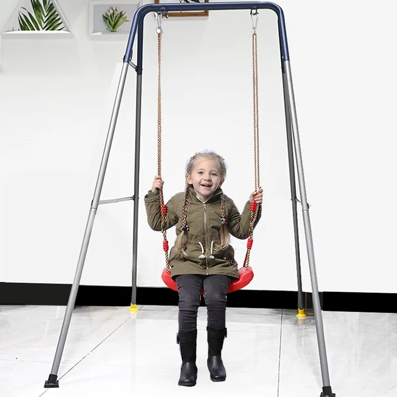 High Quality Children Outdoor Plastic Swing Garden Hanging Chair Swing Set