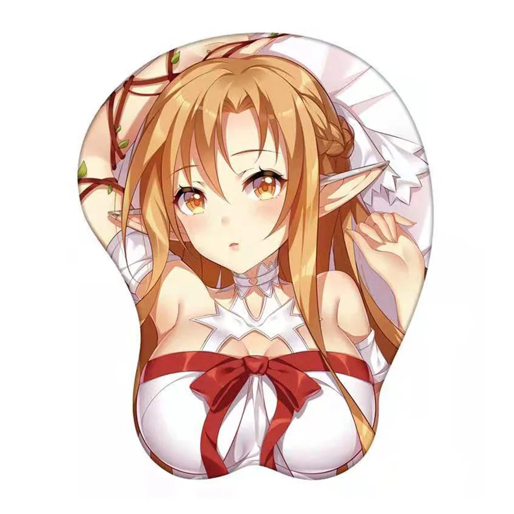 Custom Printed Sexy Male Mouse Pads anime boob ergonomic gaming mouse pad  breast custom mouse pad with wrist rest