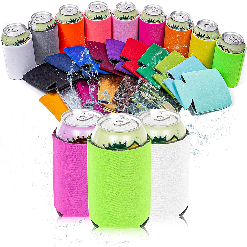 Diving material blank foldable coke bottle sleeve promotional beer can sleeve portable beer rack